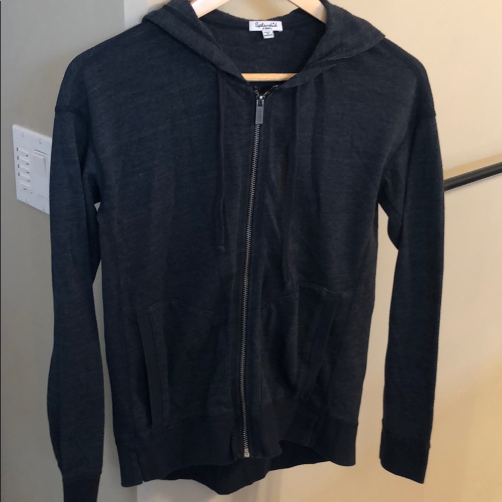 Splendid Zip Up Hoodie Sweatshirt